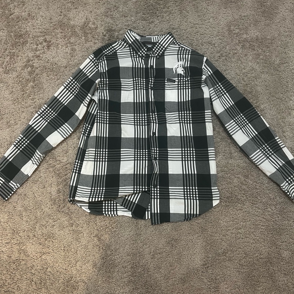 Michigan State Spartans Button Down